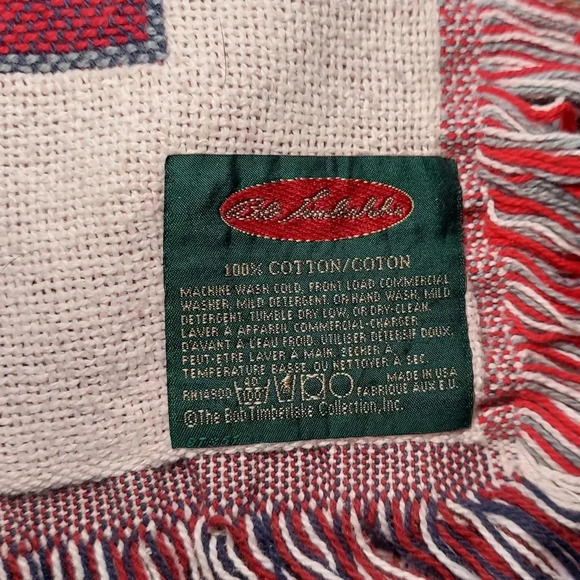 Bob Timberlake Home Collection Tapestry Throw Blanket Winter Birds Made USA - Picture 5 of 5